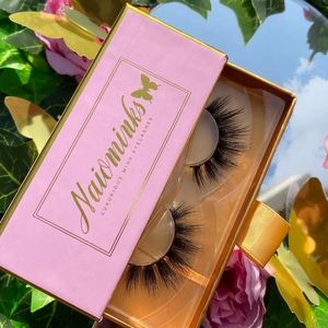 Mink strip eyelashes